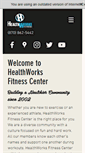 Mobile Screenshot of healthworksfitnesscenter.com